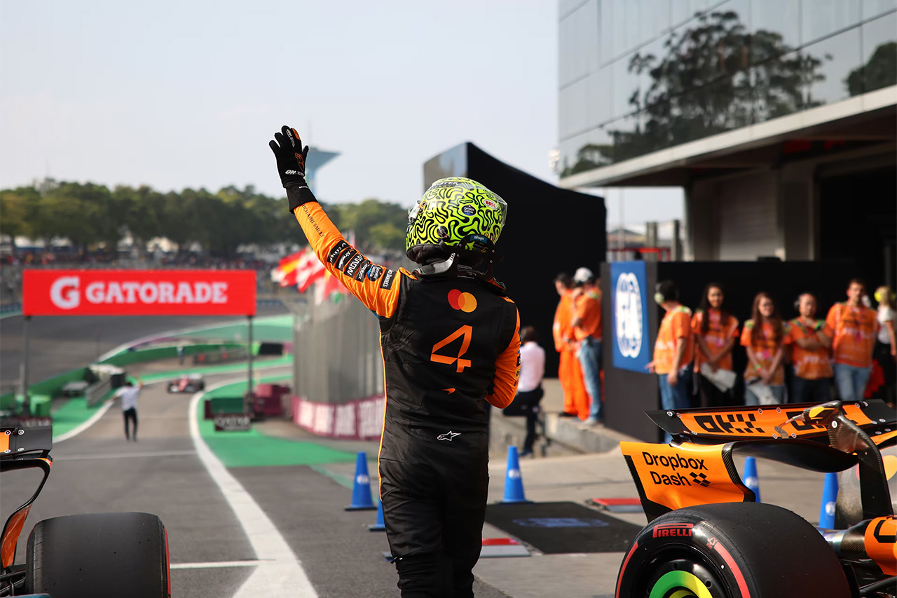 F1サンパウロGP スプリント予選:ランド・ノリス