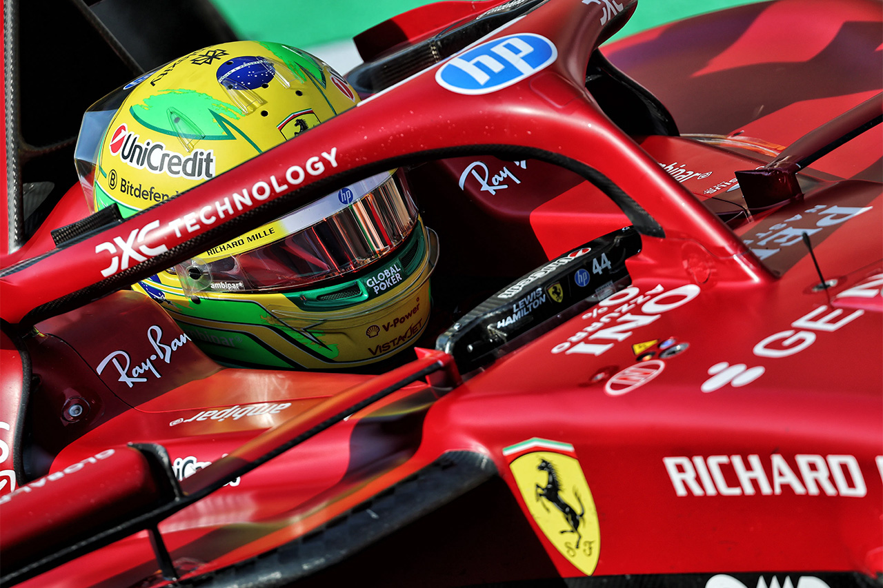 ルイス・ハミルトン(スクーデリア・フェラーリ) ブラジルグランプリ F1