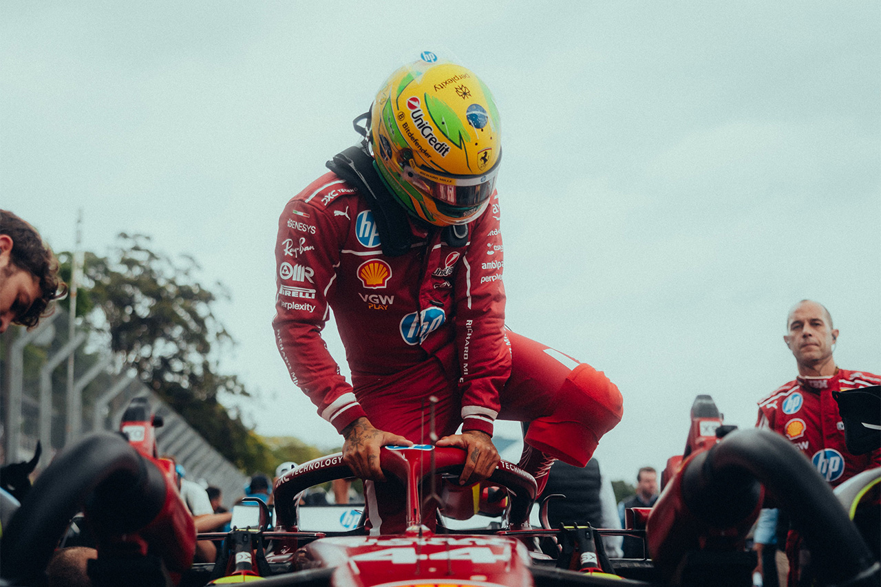 ルイス・ハミルトン スクーデリア・フェラーリ ブラジルグランプリ