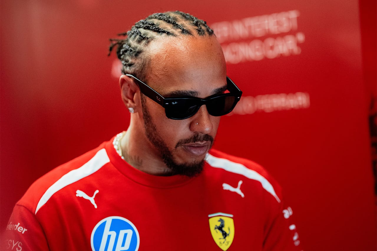 ルイス・ハミルトン(スクーデリア・フェラーリ) F1 マイアミグランプリ