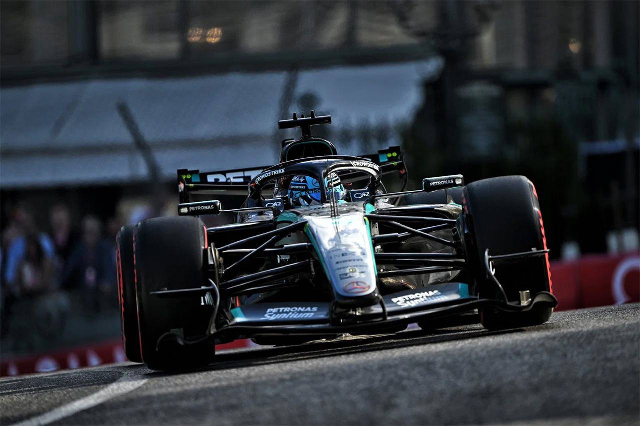ジョージ・ラッセル(メルセデスAMG・ペトロナス・モータースポーツ) F1 モナコGP