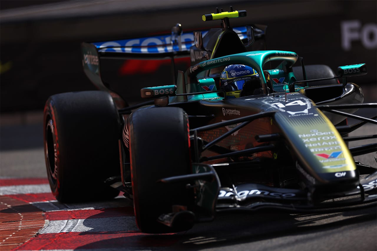 フェルナンド・アロンソ(アストンマーティン・コグニザント・フォーミュラワンチーム) F1 モナコGP