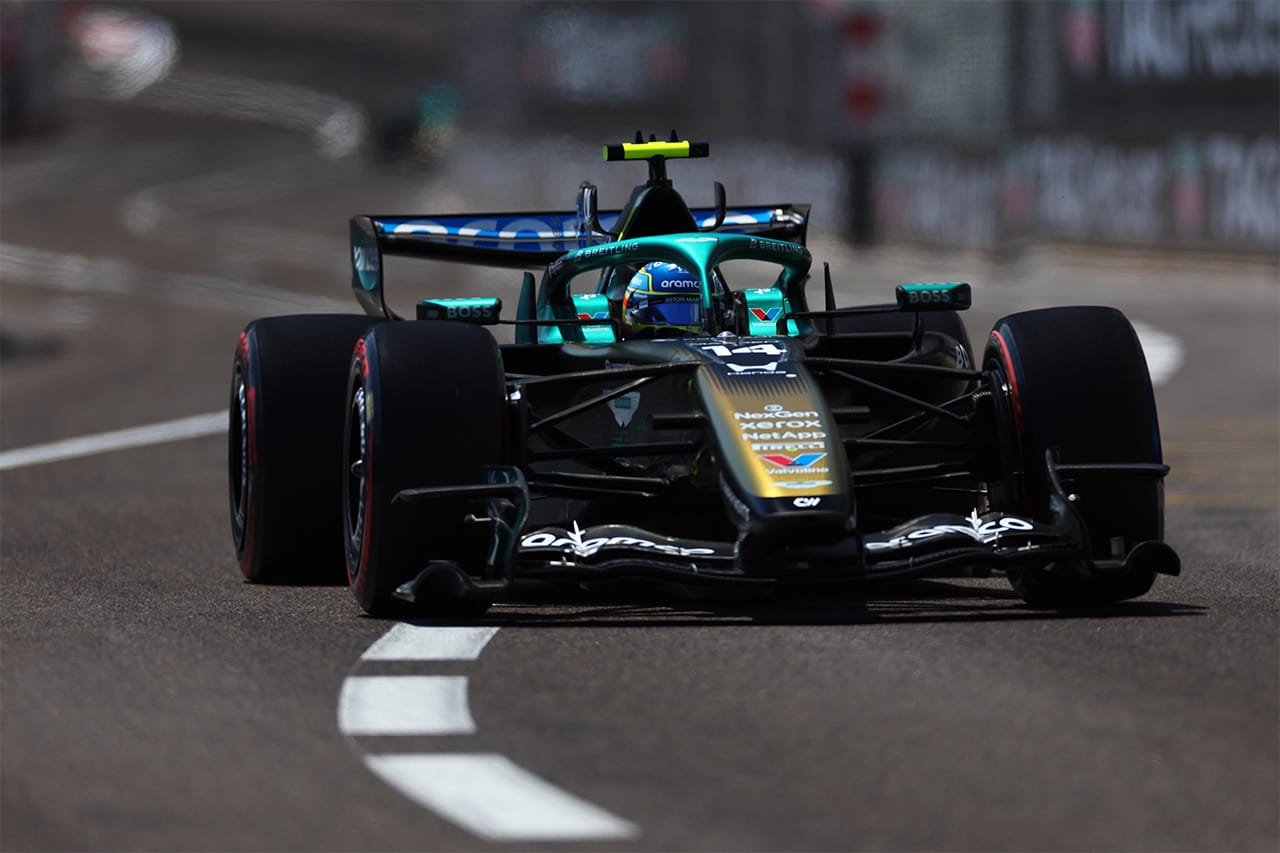フェルナンド・アロンソ(アストンマーティン・コグニザント・フォーミュラワンチーム) F1 モナコGP