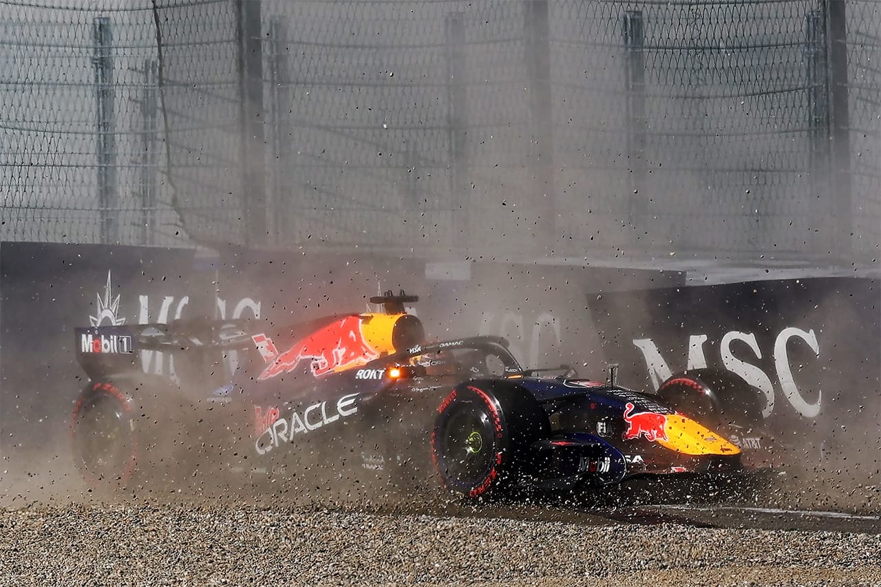Q3でクラッシュを喫したマックス・フェルスタッペン