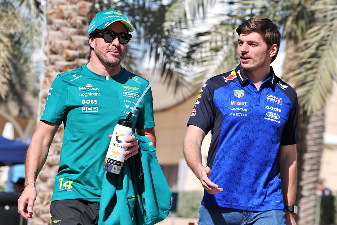フェルナンド・アロンソとマックス・フェルスタッペン