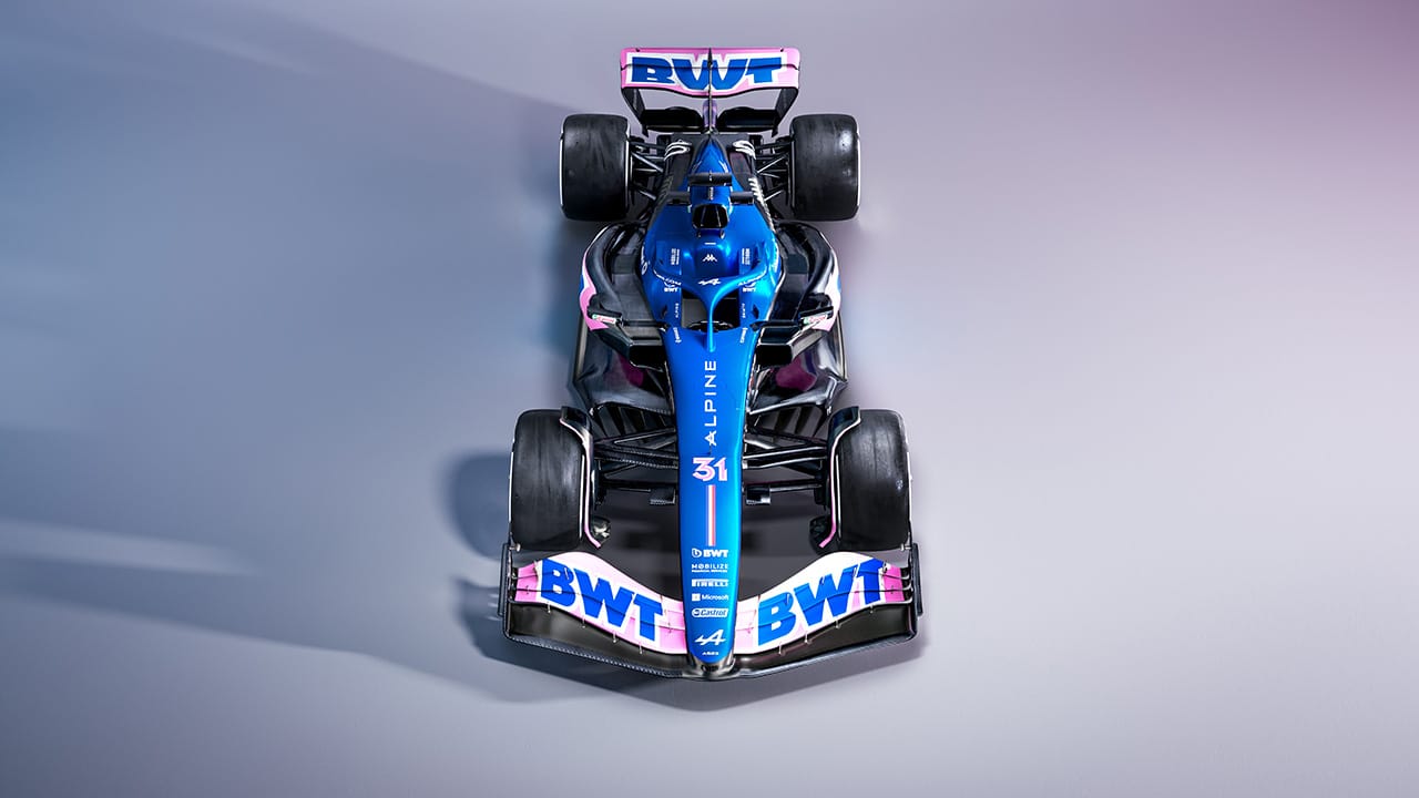 アルピーヌF1 A523(ブルー)