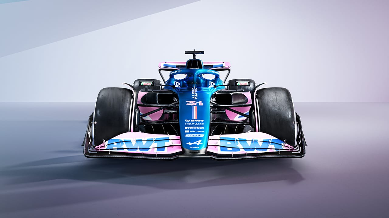 アルピーヌF1 A523(ブルー)