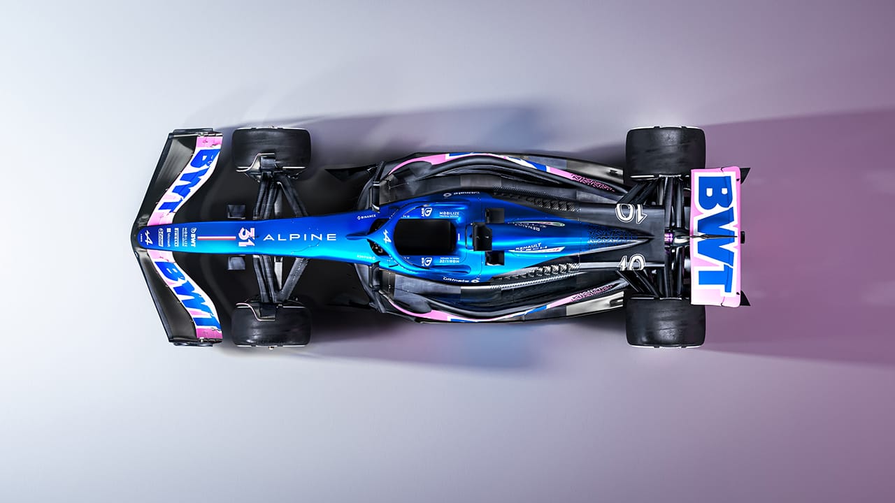 アルピーヌF1 A523(ブルー)