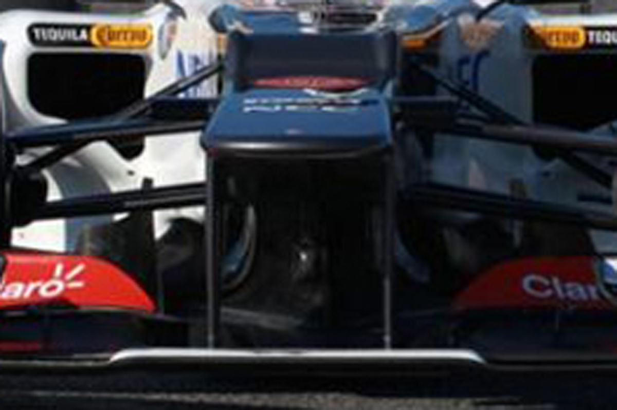 Sauber C31 ノーズ