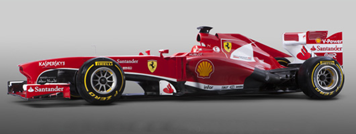 フェラーリ F138 (サイド)