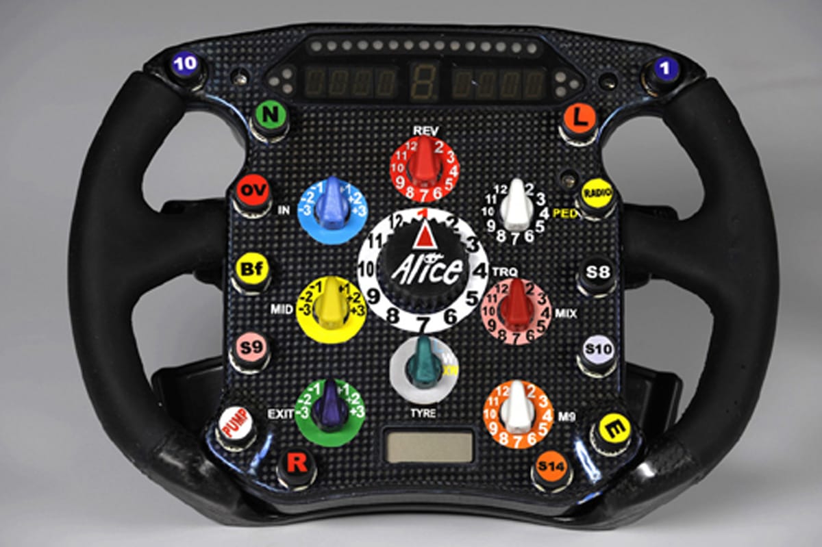 フェラーリ F2008 ステアリング