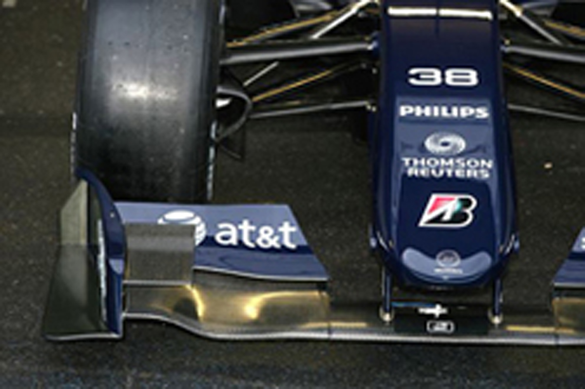 ウィリアムズ FW31 画像：フロントノーズ
