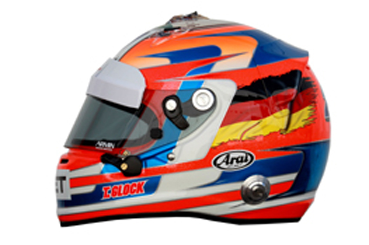 ティモ・グロック 2012年 F１ヘルメット （側面）