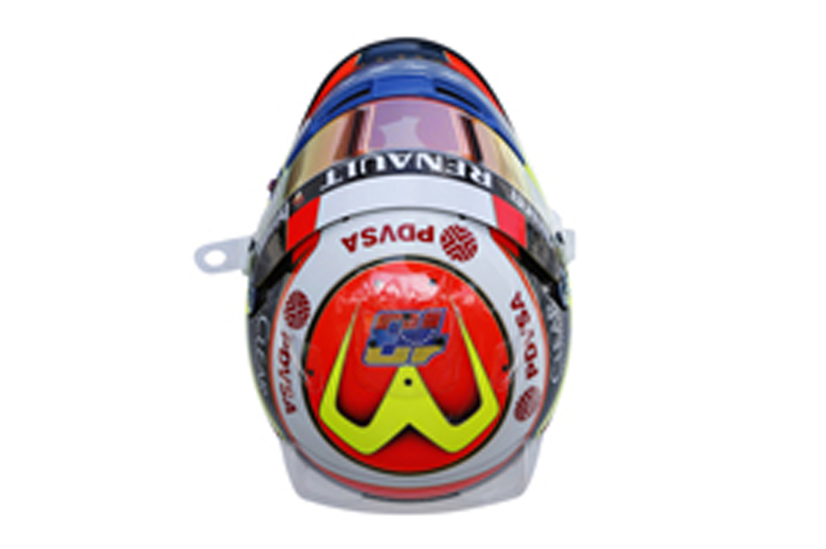 パストール・マルドナド 2014年 ヘルメット (トップ)