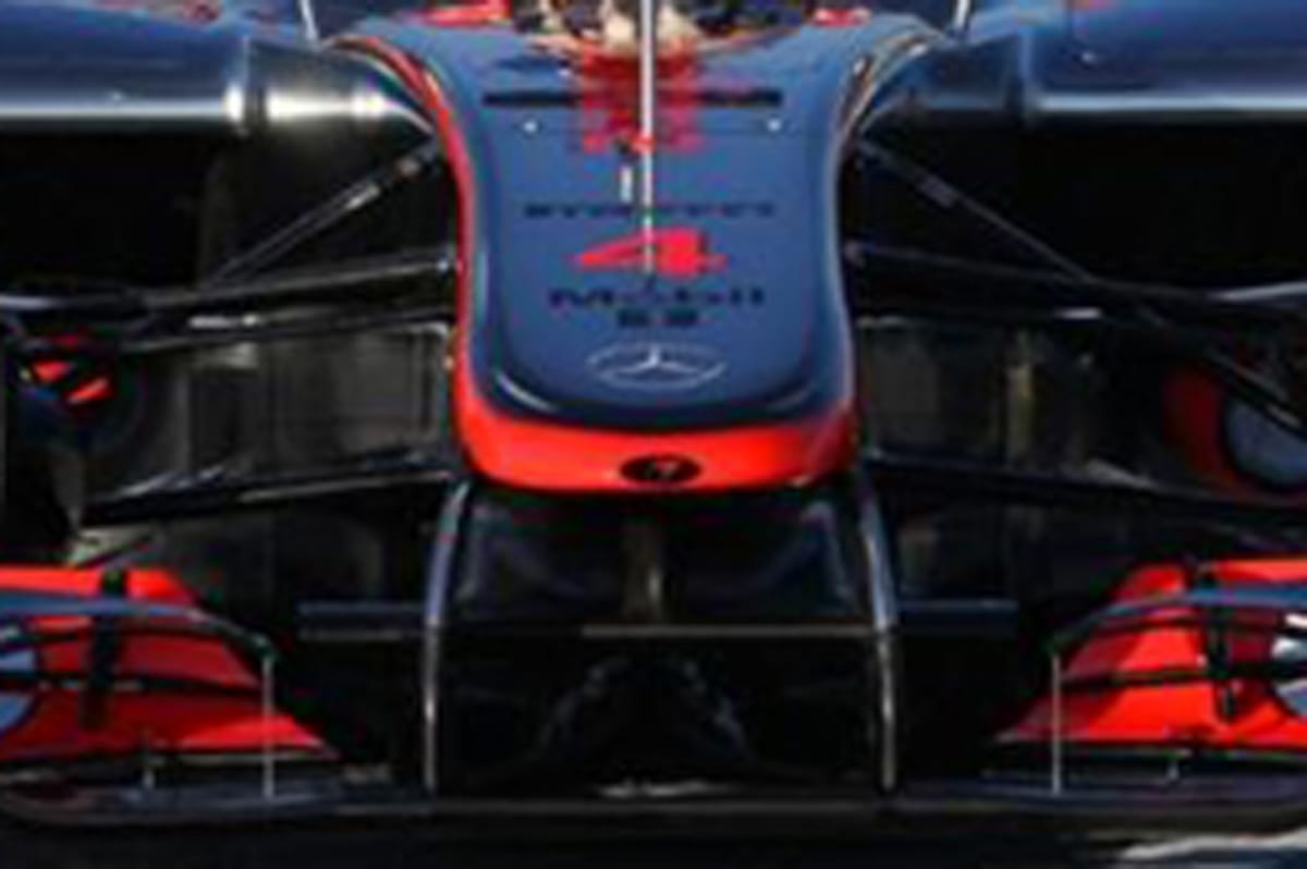 McLaren MP4-27 ノーズ
