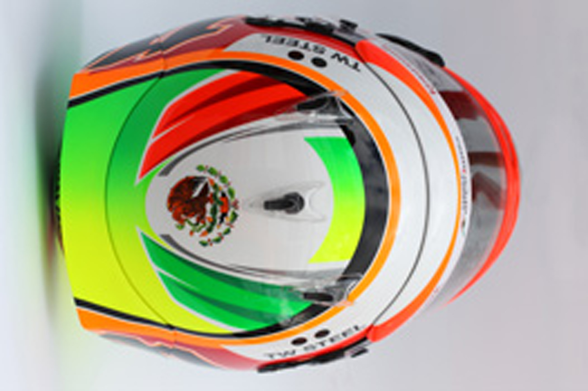 セルジオ・ペレス 2014年 ヘルメット (トップ)