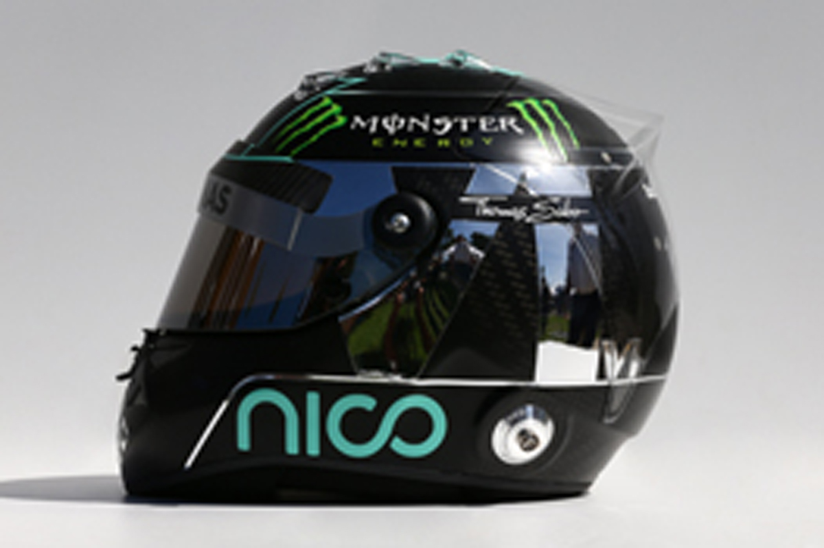ルイス・ハミルトン 2014年 ヘルメット （サイド）
