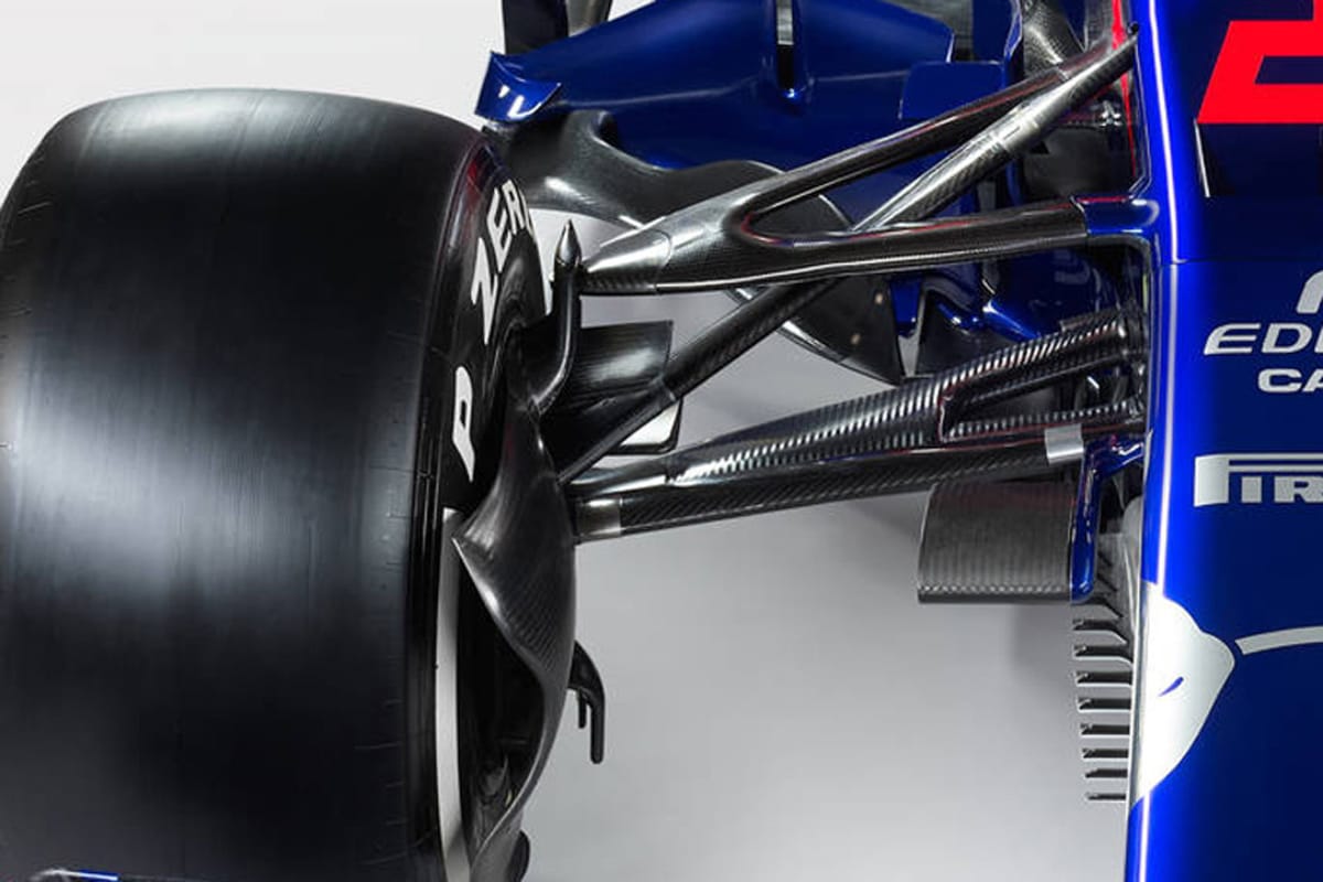 トロロッソ・ホンダ STR13 (サスペンション周り)