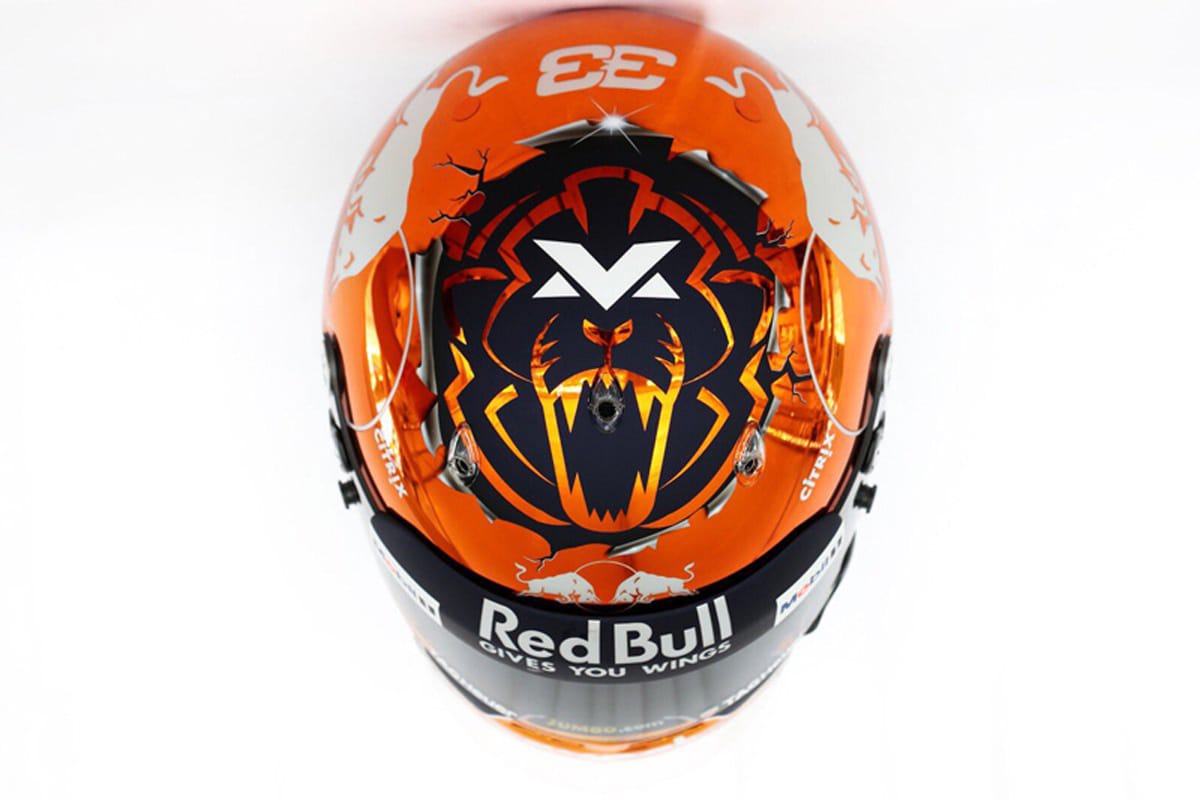 マックス・フェルスタッペン F1ベルギーグランプリ ヘルメット