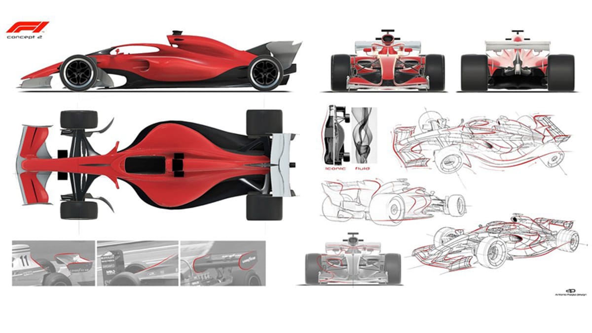 2021年 F1マシン コンセプトデザイン②
