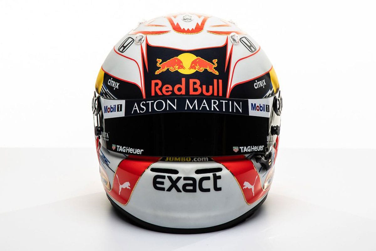 マックス・フェルスタッペン 2019年 F1ヘルメット（前面）