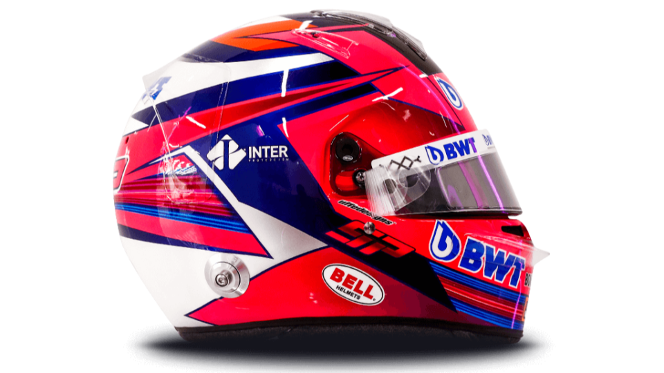 セルジオ・ペレス：2020年 F1ヘルメット