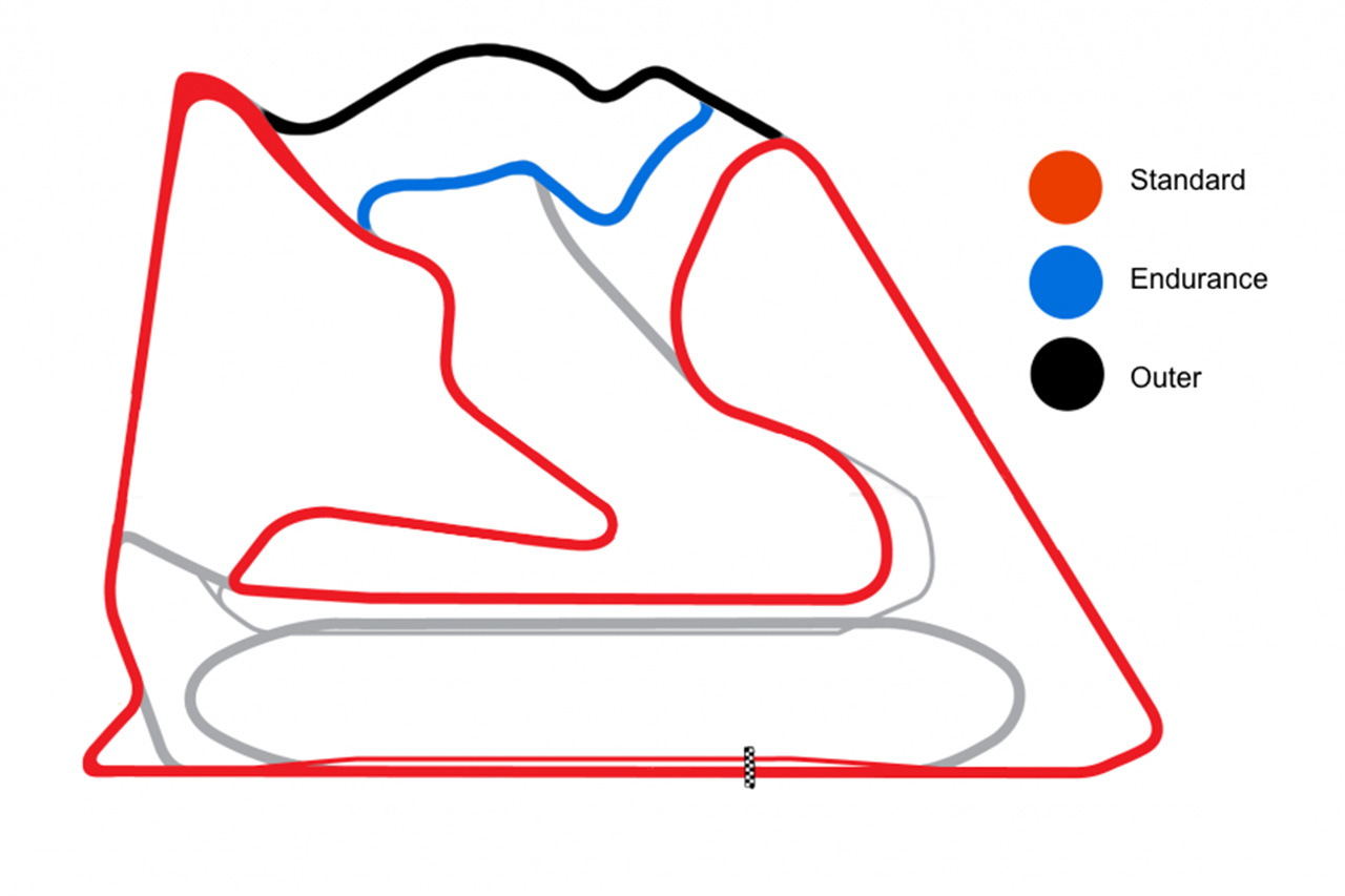 F1バーレーンGP 3つのレイアウト