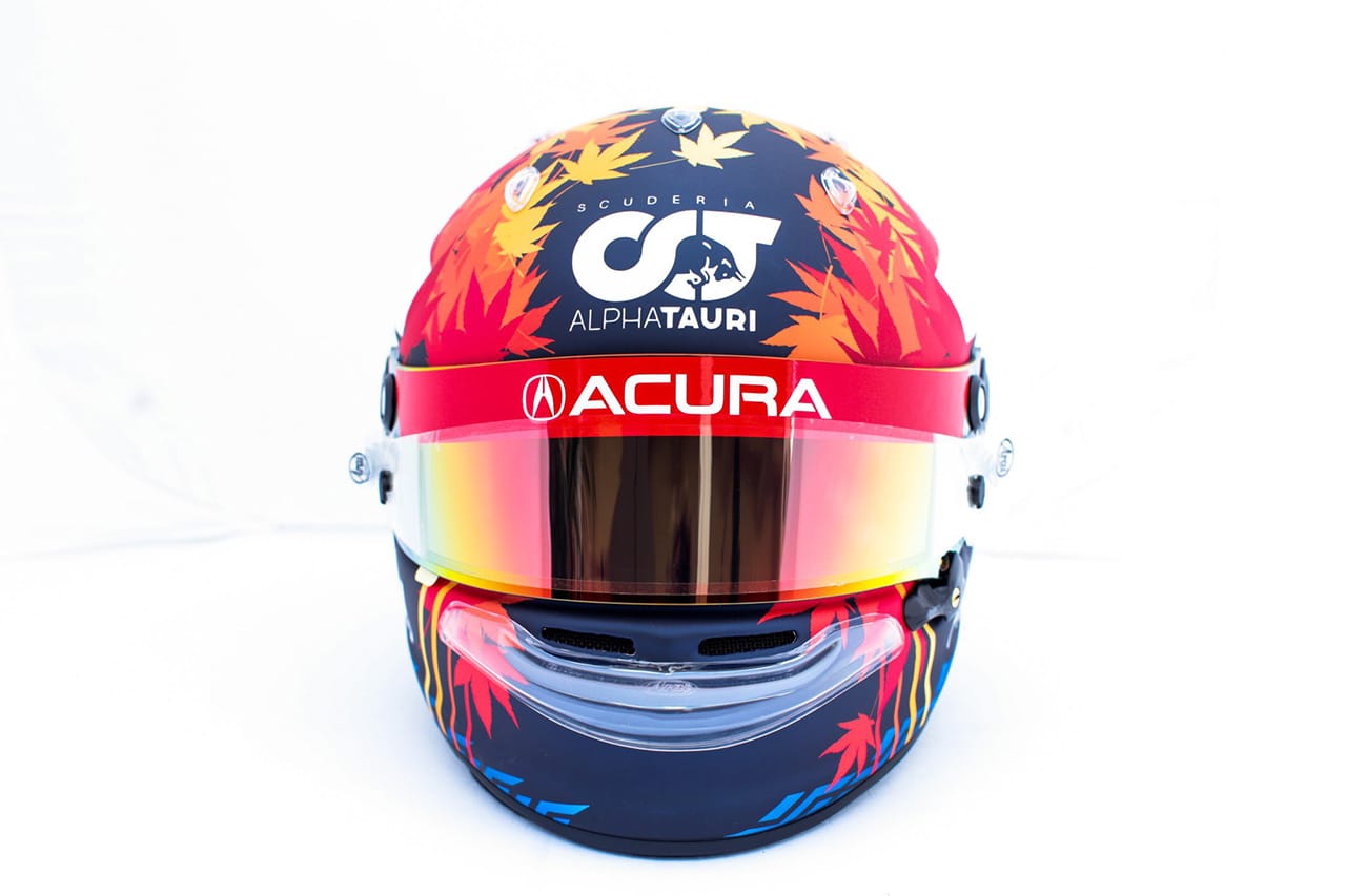 角田裕毅 2021年 F1アメリカGP スペシャルヘルメット / アルファタウリ・ホンダ