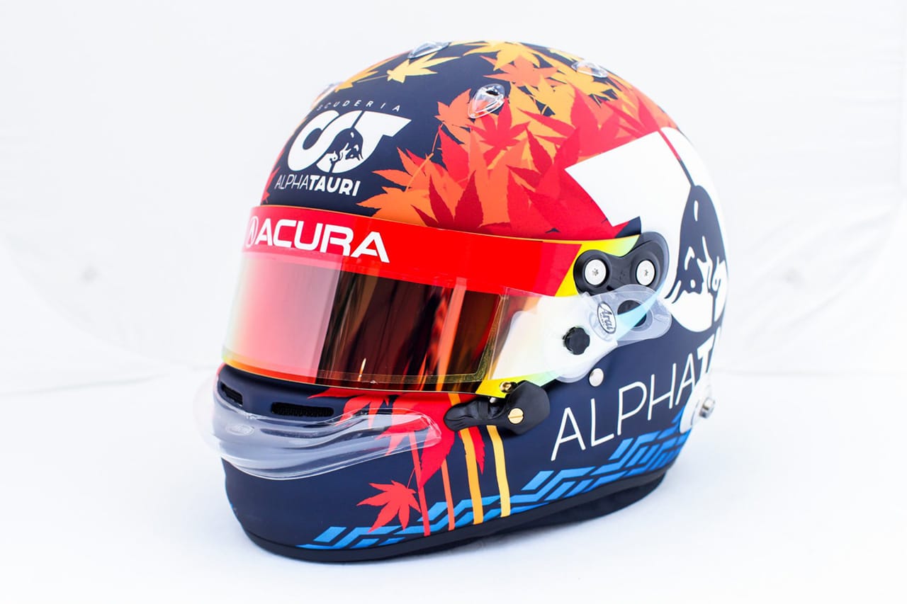 角田裕毅 2021年 F1アメリカGP スペシャルヘルメット / アルファタウリ・ホンダ