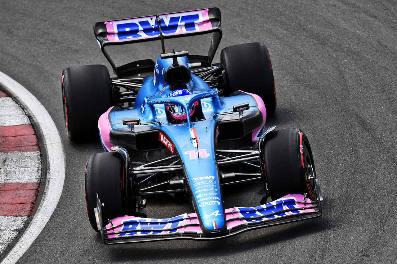 フェルナンド・アロンソ アルピーヌF1チーム カナダグランプリ
