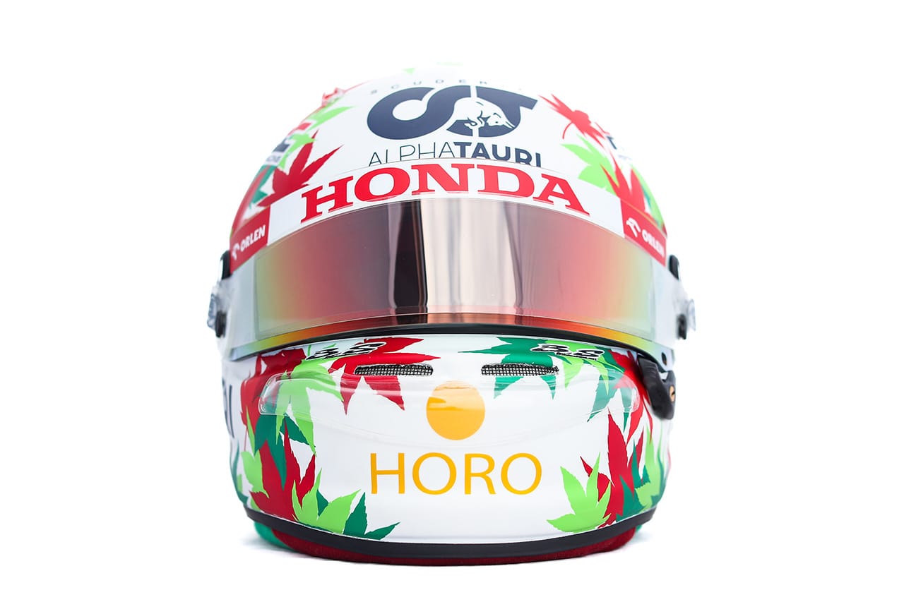 角田裕毅 2023年 F1イタリアGP ヘルメット（スクーデリア・アルファタウリ）