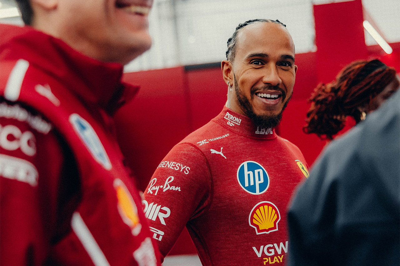 2025年のF1世界選手権 バーレーングランプリ ルイス・ハミルトン(スクーデリア・フェラーリ)