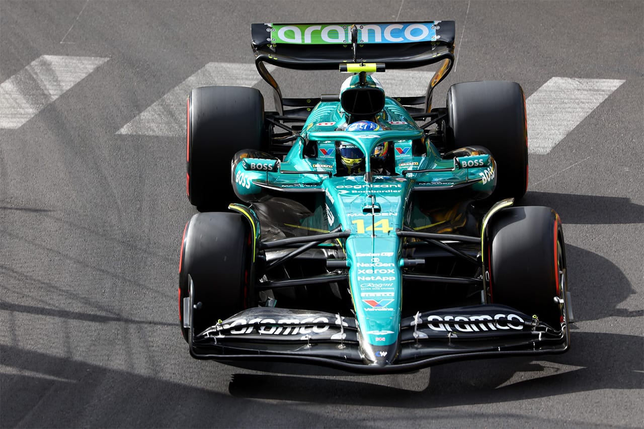 フェルナンド・アロンソ（アストンマーティン・コグニザント・フォーミュラワンチーム） モナコGP F1