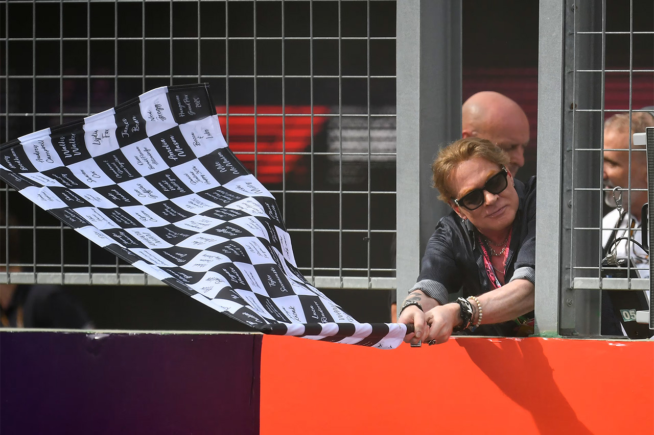 ハンガリーグランプリ F1 アクセル・ローズ