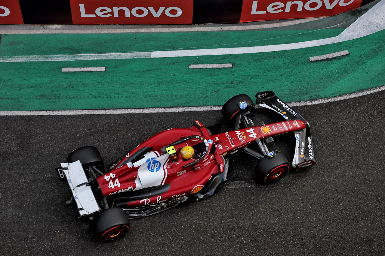 ルイス・ハミルトン（スクーデリア・フェラーリ） F1 アゼルバイジャンGP