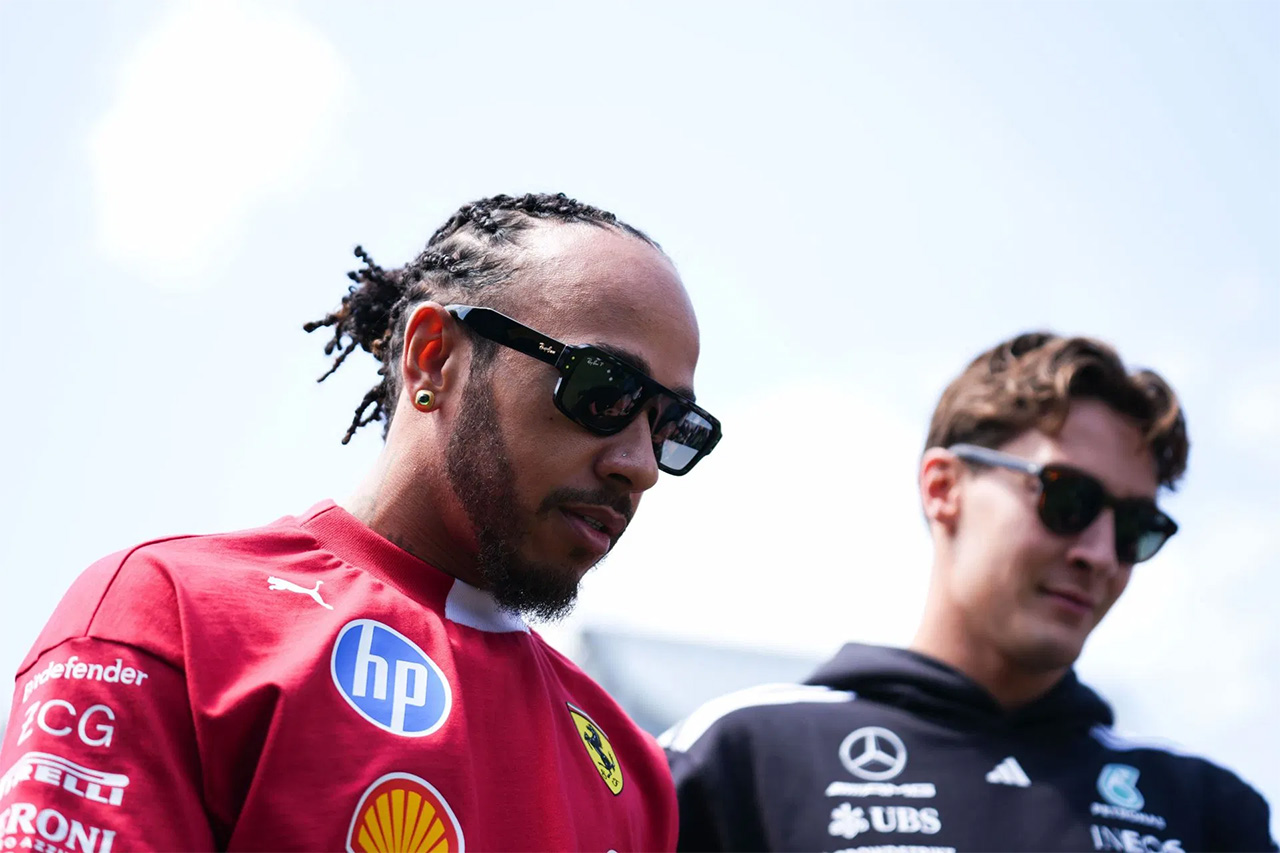 ルイス・ハミルトンとジョージ・ラッセル