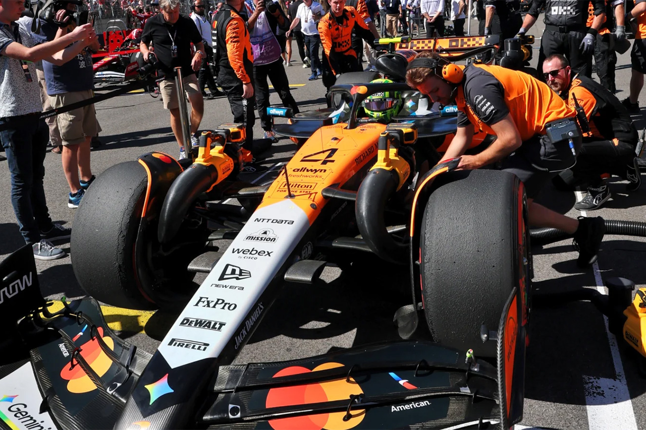 ランド・ノリス レッドブル F1 テープゲート