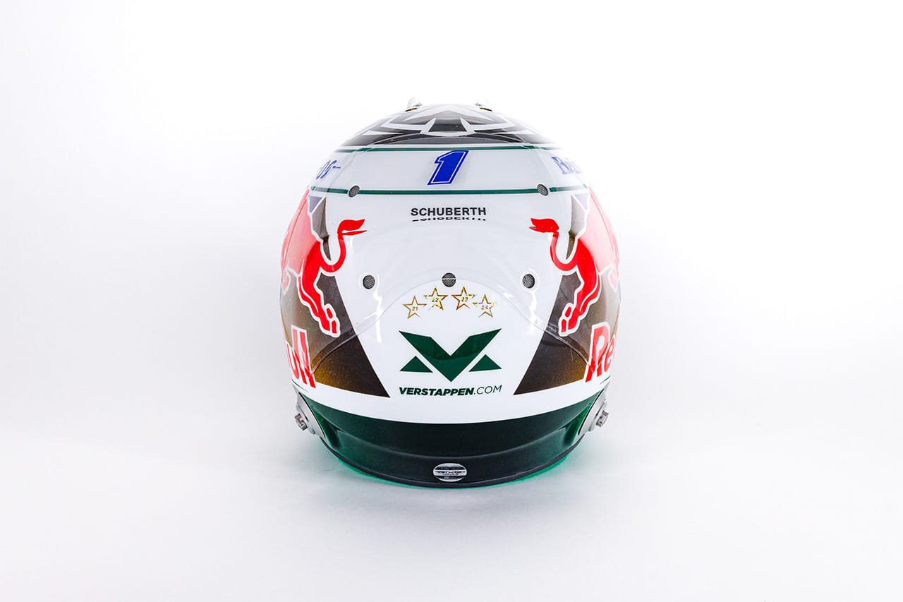 マックス・フェルスタッペン(レッドブル・レーシング) F1 ブラジルGP ヘルメット④