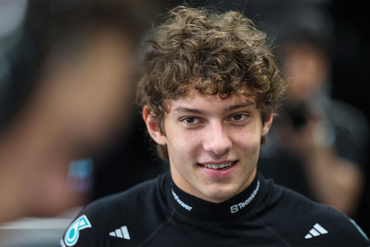 アンドレア・キミ・アントネッリ（メルセデスAMG・ペトロナス・モータースポーツ） F1 ブラジルグランプリ