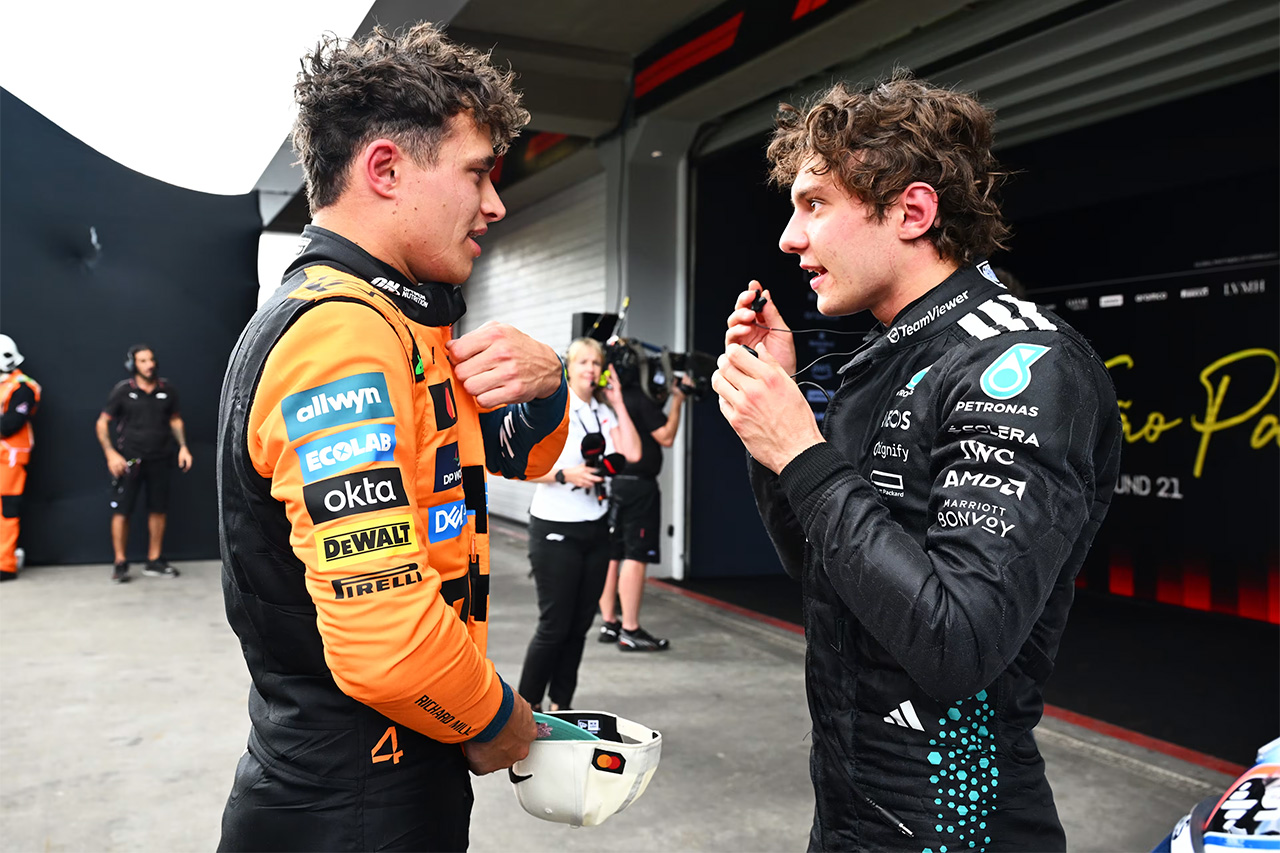アンドレア・キミ・アントネッリ(メルセデスAMG・ペトロナス・モータースポーツ) ブラジルグランプリ F1