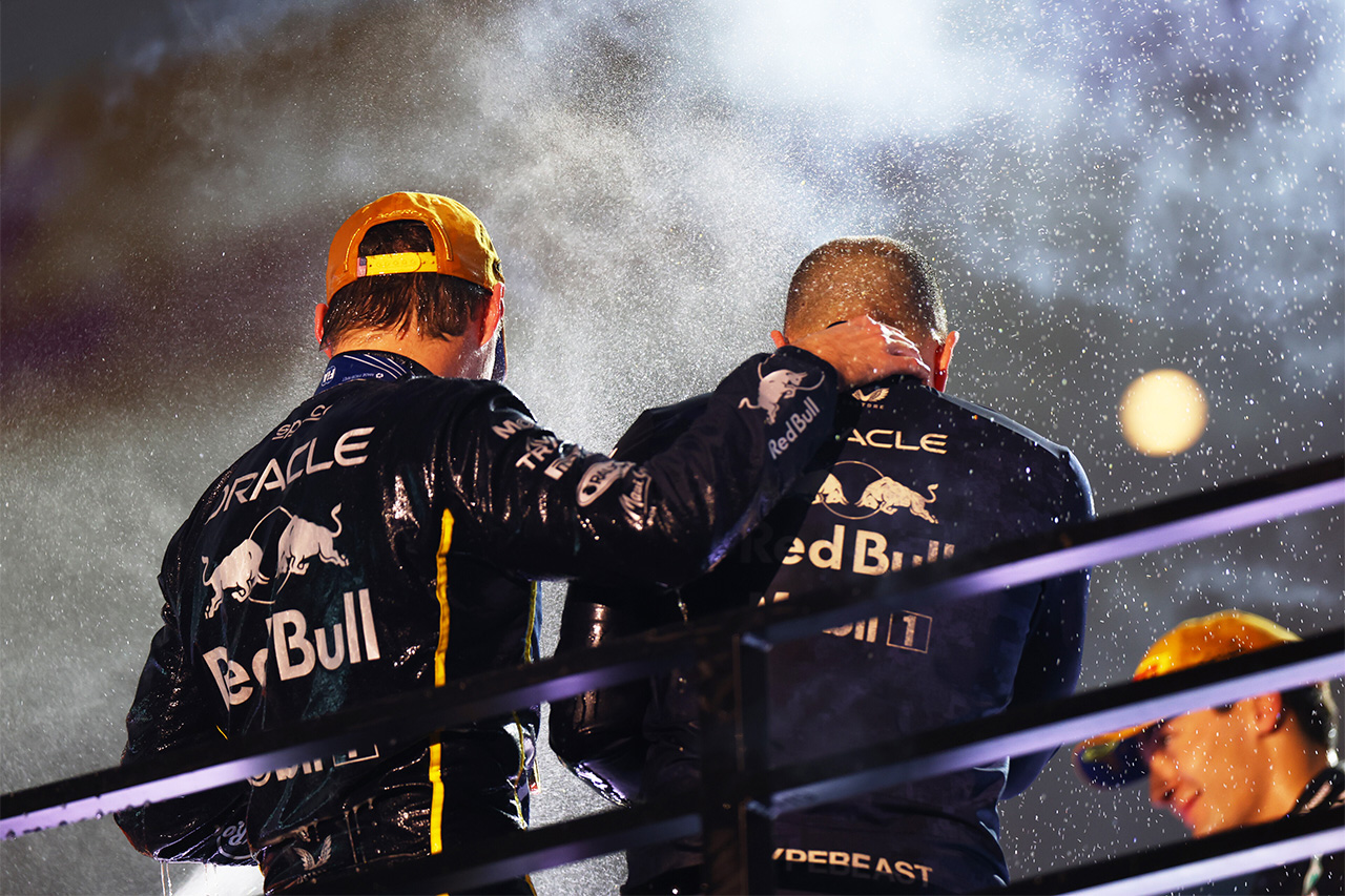 マックス・フェルスタッペンとジャンピエロ・ランビアーゼ F1 ウィリアムズ・レーシング