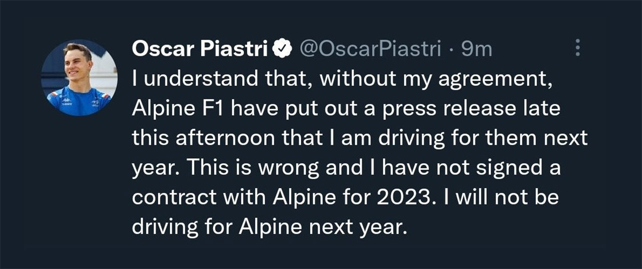 オスカー・ピアストリ