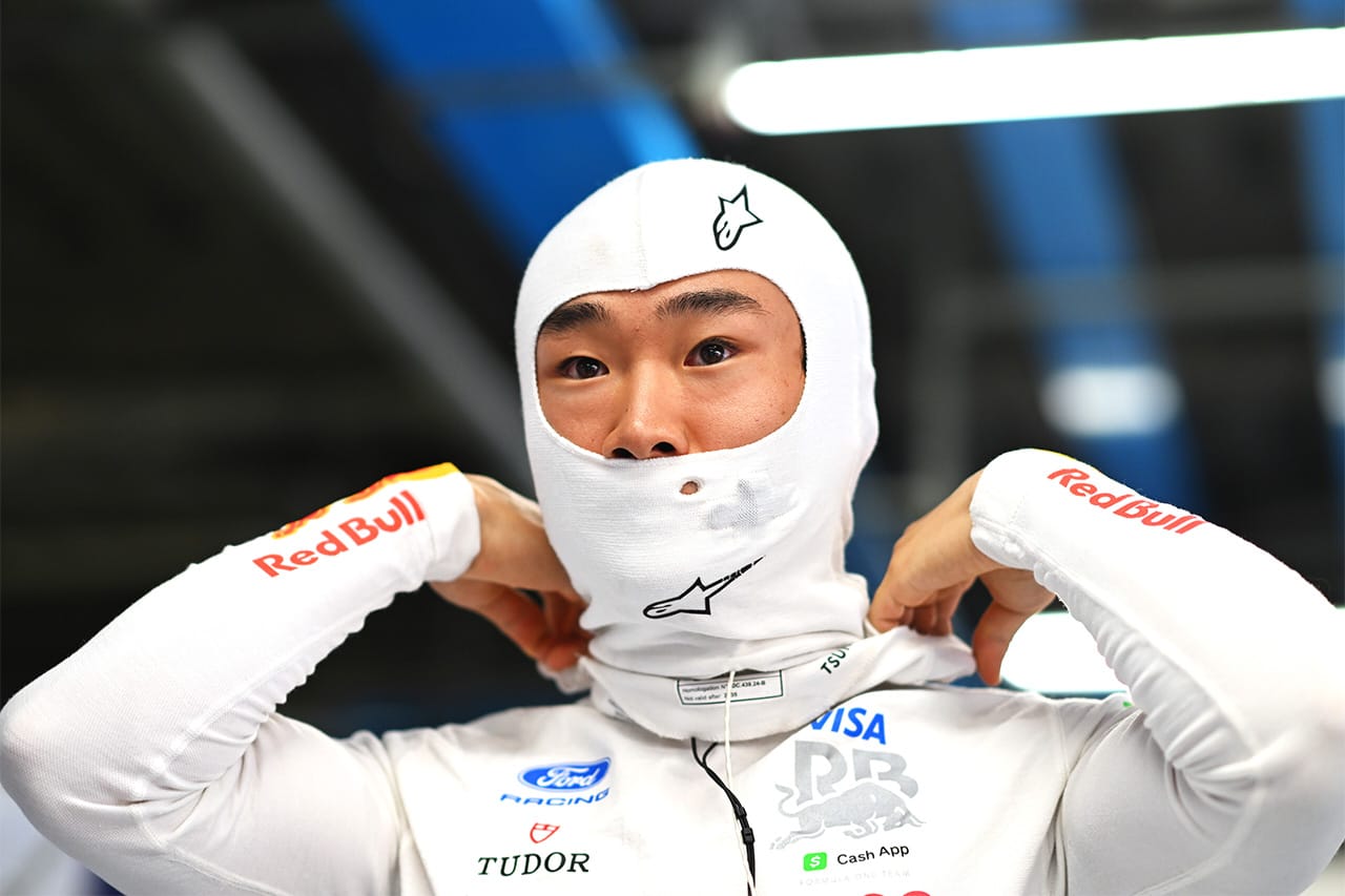 角田裕毅(ビザ・キャッシュアップ・RB・フォーミュラワン・チーム)