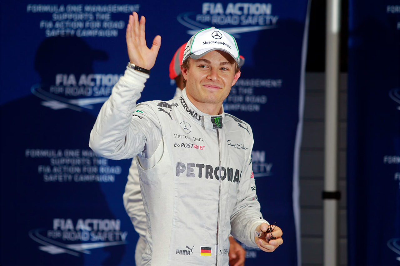 ニコ・ロズベルグ 初ポールポジション