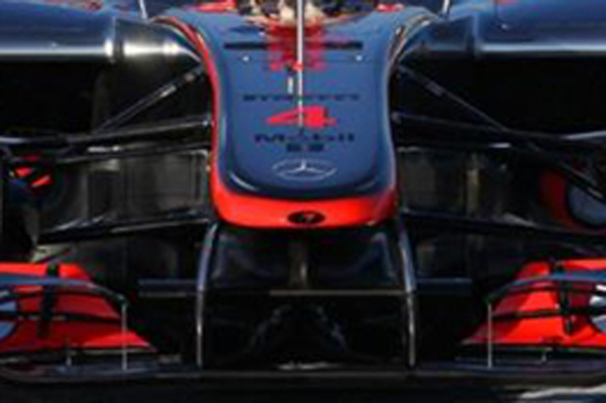 McLaren MP4-27 ノーズ