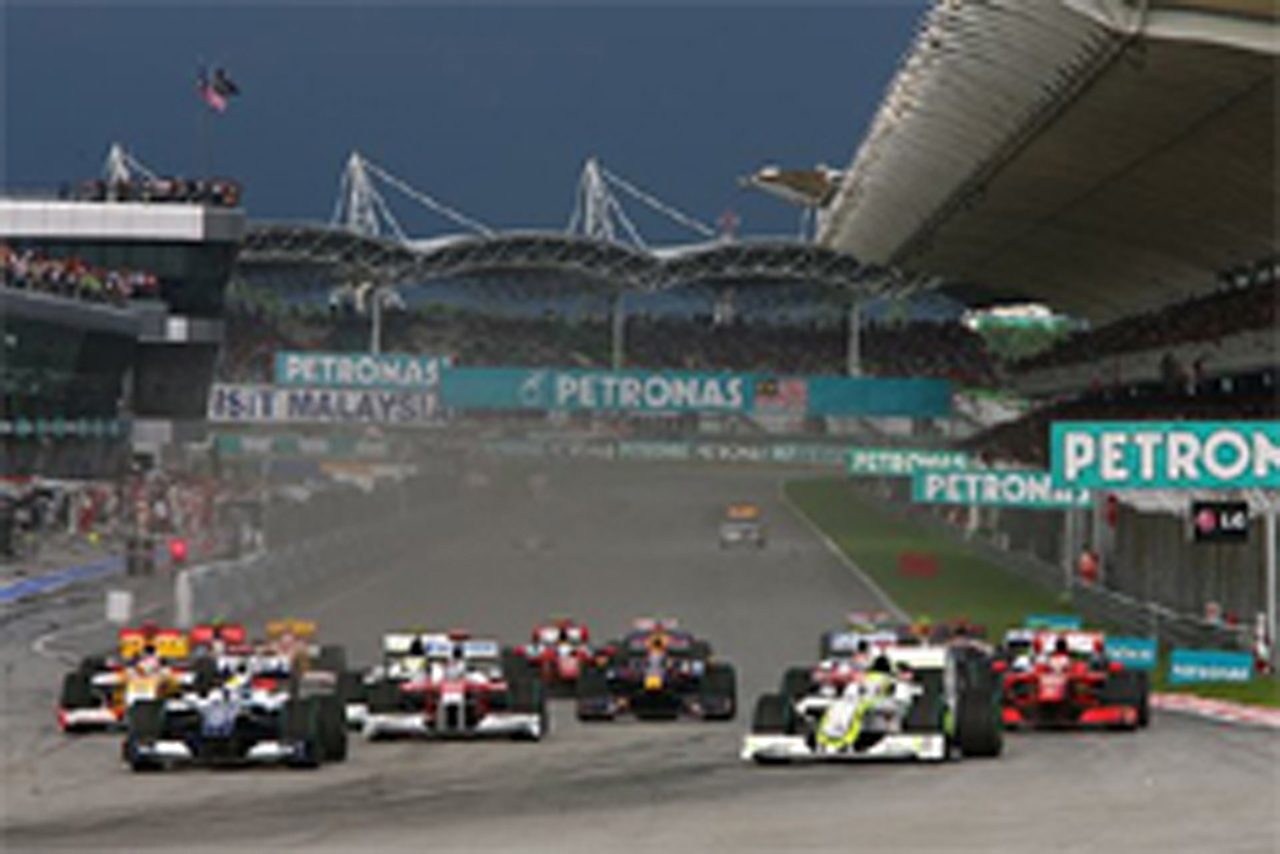 F1マレーシアGP 決勝：雨で終了、優勝はジェンソン・バトン