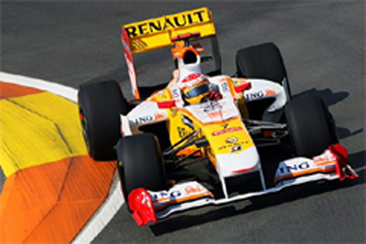 F1ヨーロッパGP フリー走行2回目：アロンソがトップタイム