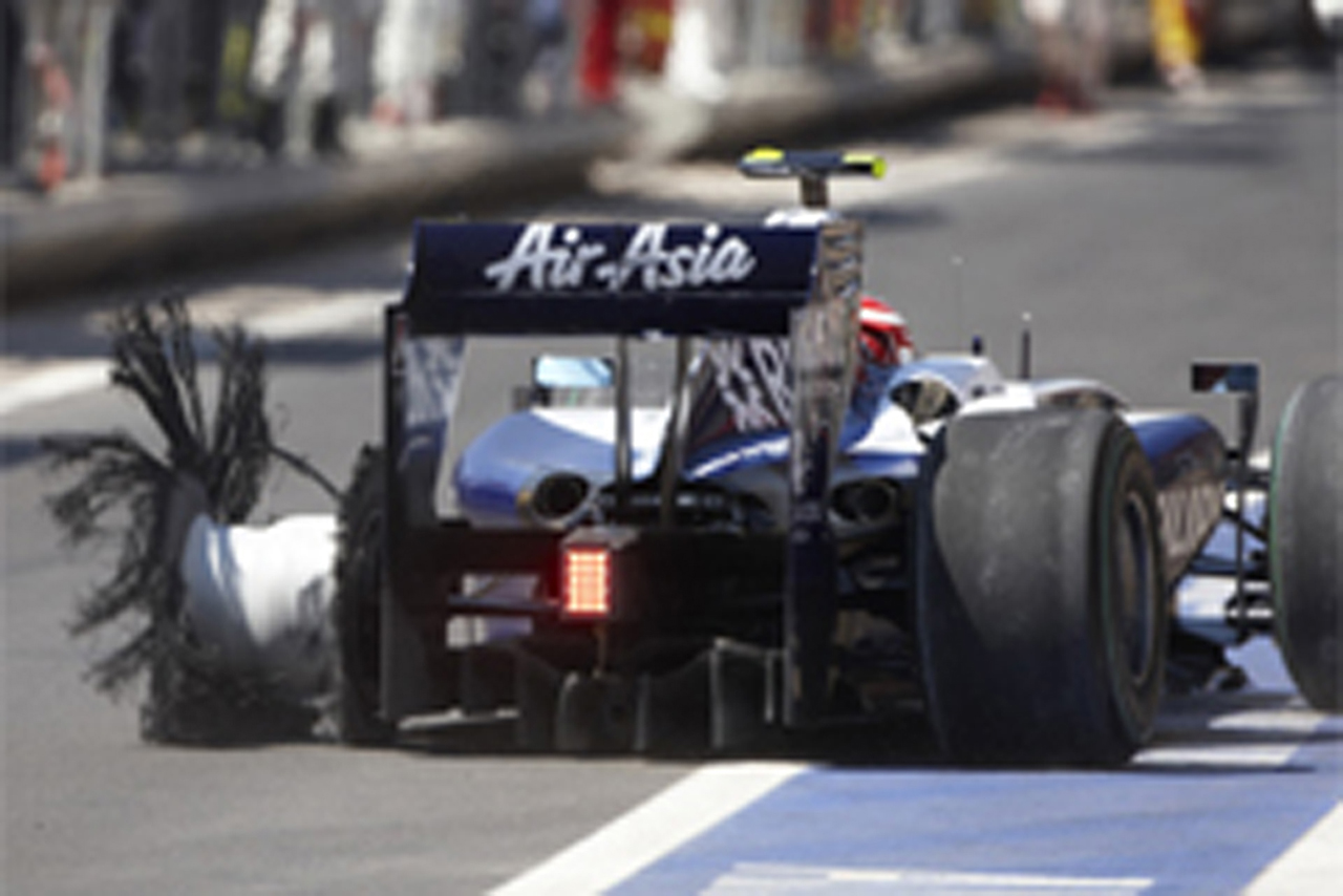 ウィリアムズ：中嶋一貴はトラブルが続き最下位 （F1ヨーロッパGP）
