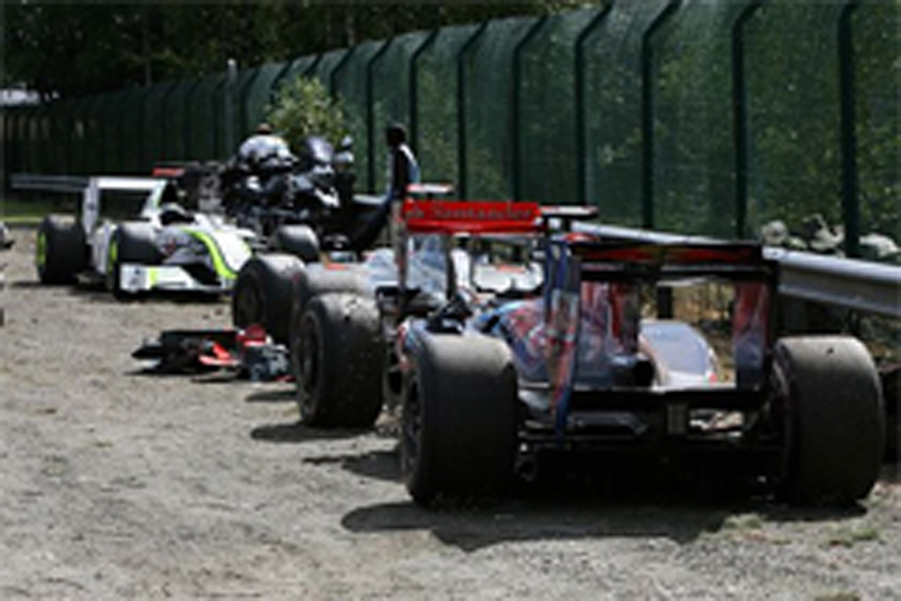 1周目のクラッシュにペナルティはなし （F1ベルギーGP）