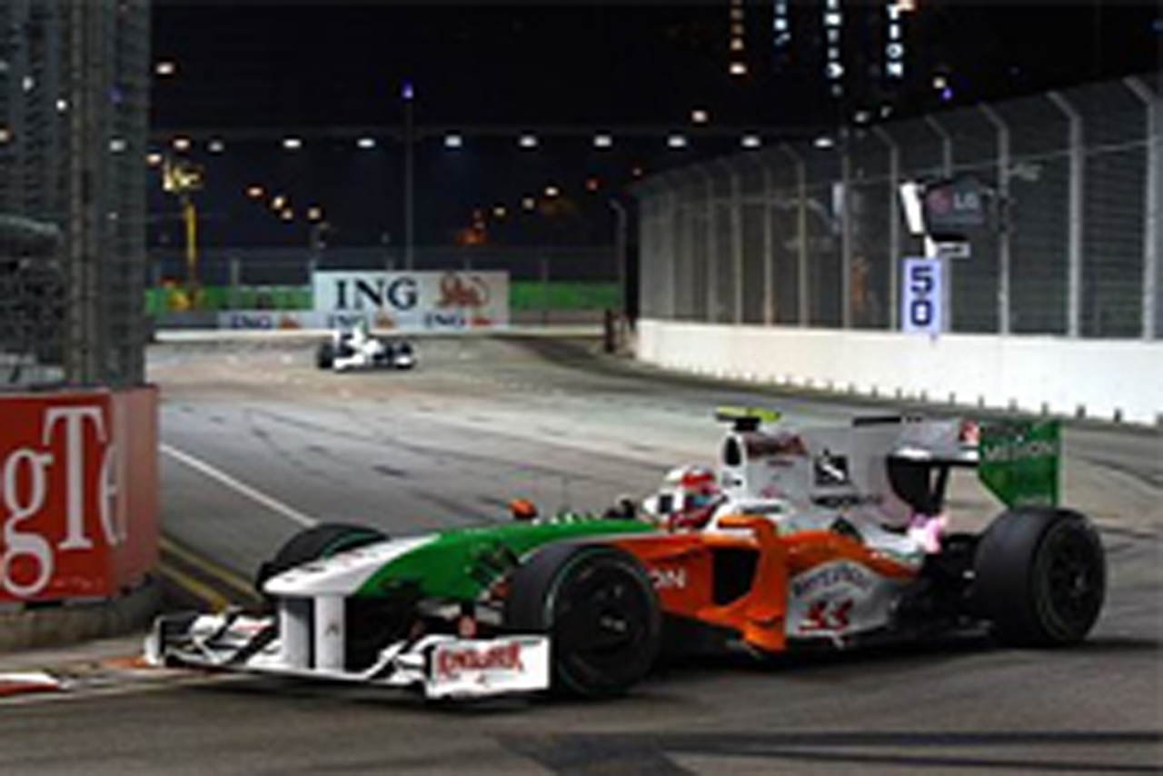 フォース・インディア：リウッツィが14位完走 （F1シンガポールGP）